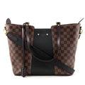 Louis Vuitton Damier Ebene & Black Taurillon Jersey Tote