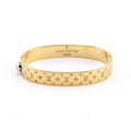 Louis Vuitton Gold-Tone Nanogram Bracelet
