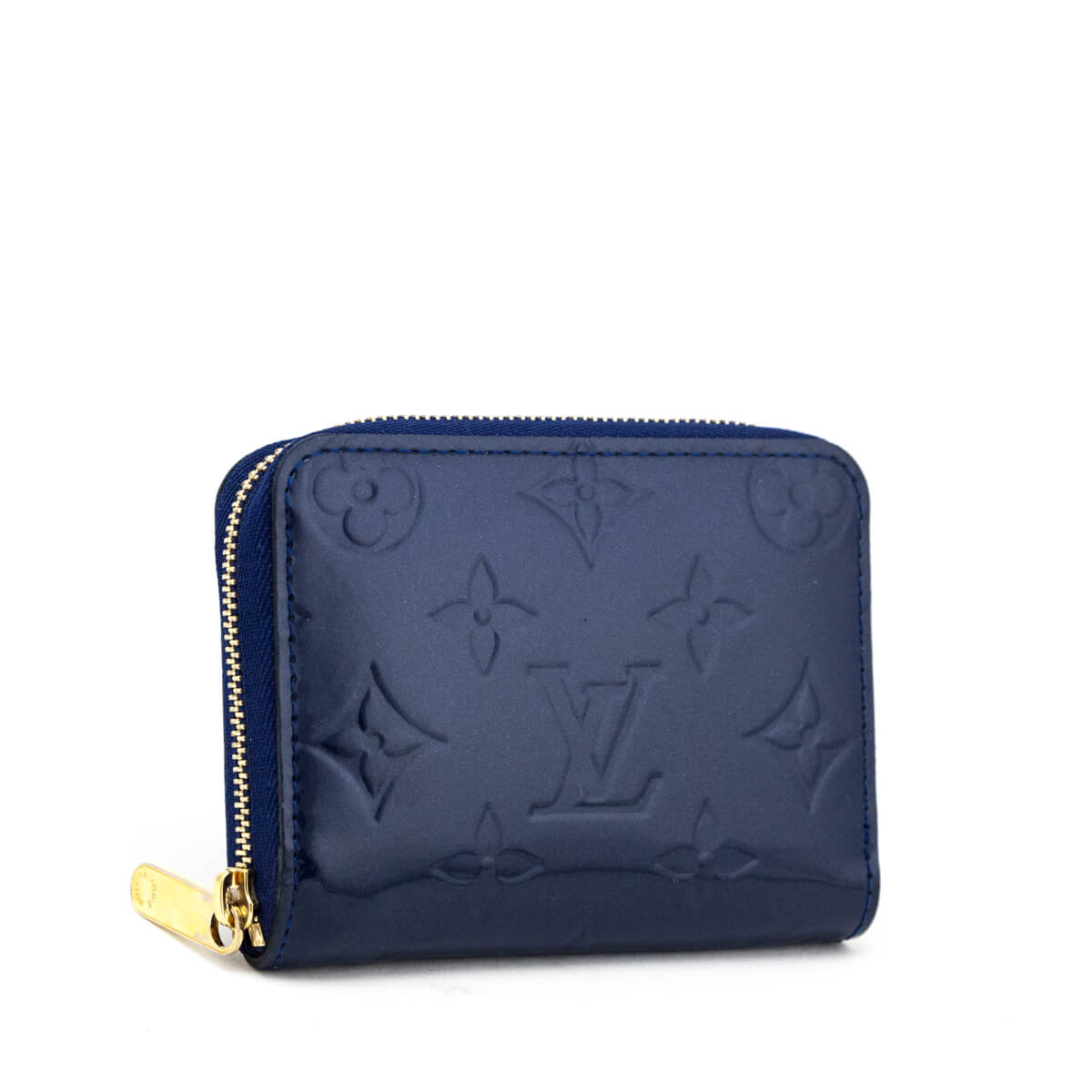 Louis Vuitton Grand Bleu Monogram Vernis Zippy Coin Purse