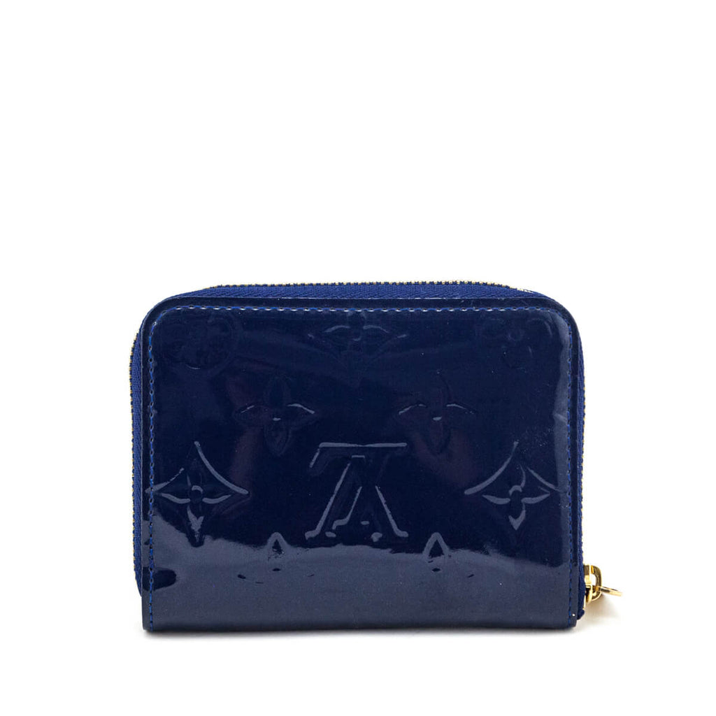 Louis Vuitton Grand Bleu Monogram Vernis Zippy Coin Purse