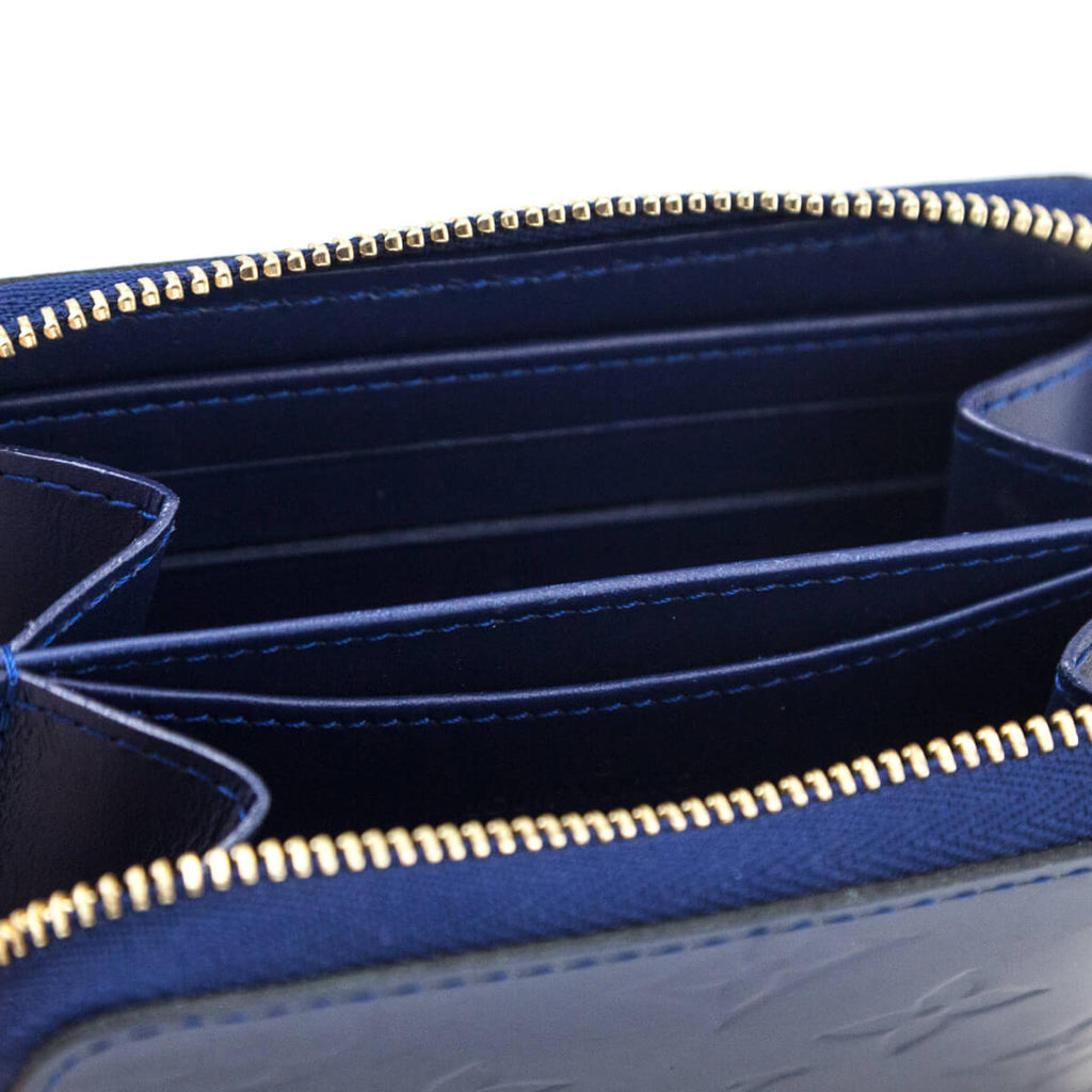 Louis Vuitton Grand Bleu Monogram Vernis Zippy Coin Purse