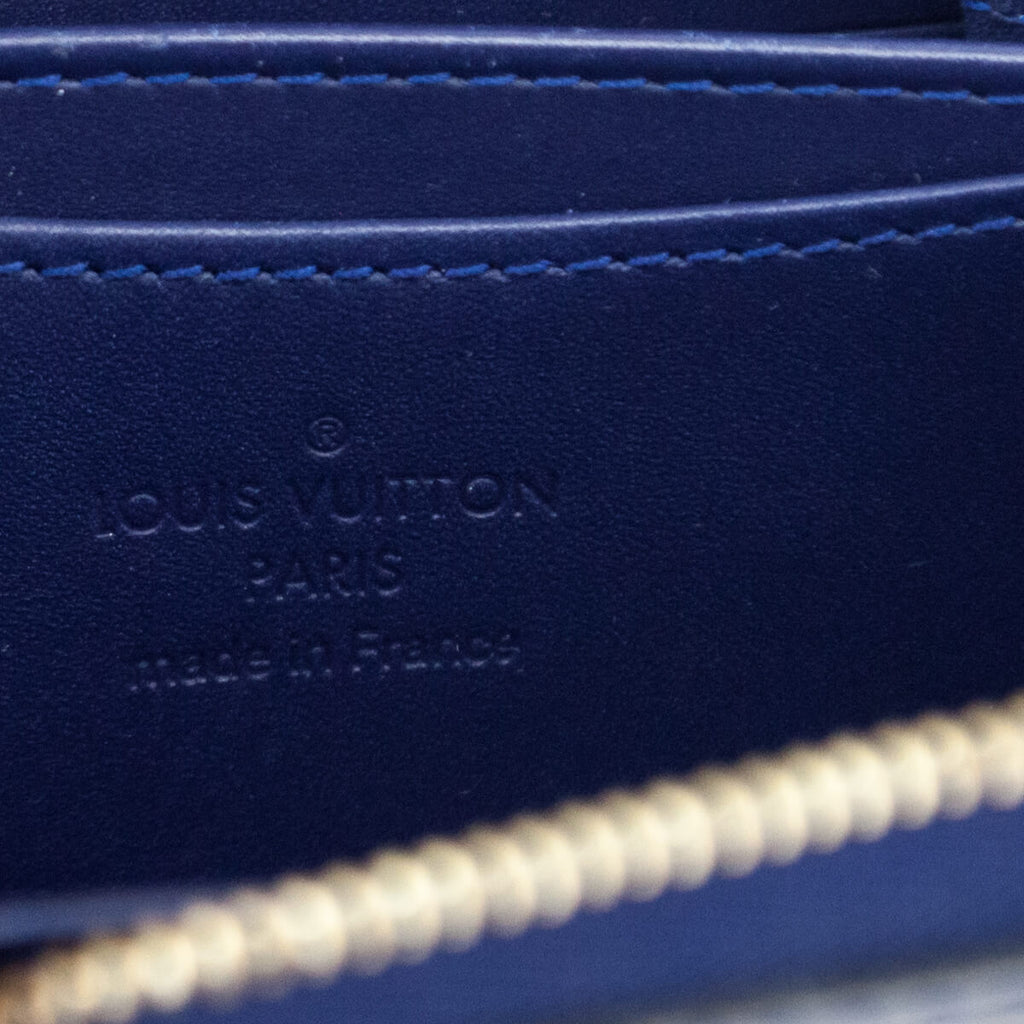 Louis Vuitton Grand Bleu Monogram Vernis Zippy Coin Purse