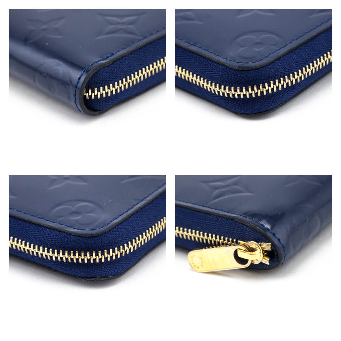 Louis Vuitton Grand Bleu Monogram Vernis Zippy Coin Purse