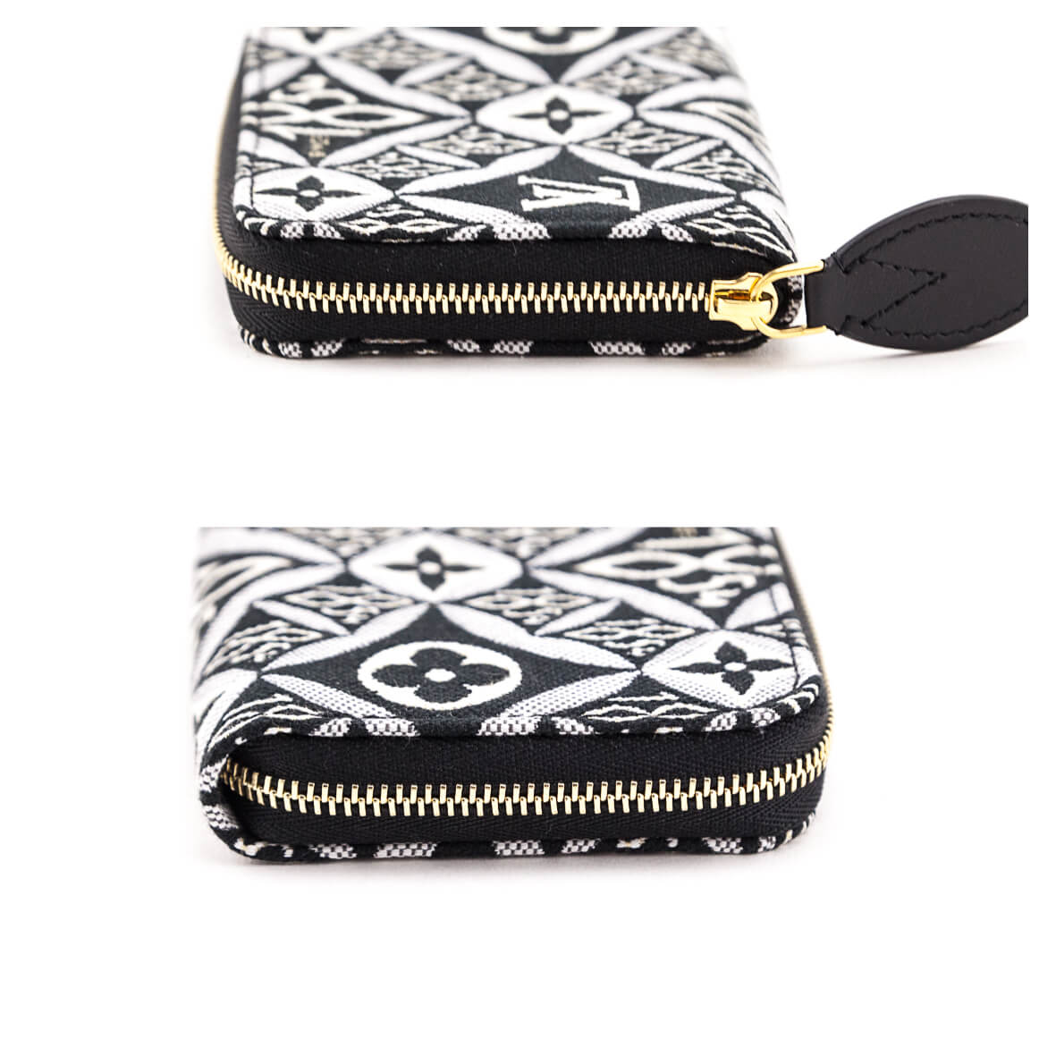 Louis Vuitton Gray Monogram Jacquard Since 1854 Zippy Coin Purse