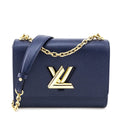 Louis Vuitton Indigo Epi Twist MM Shoulder Bag