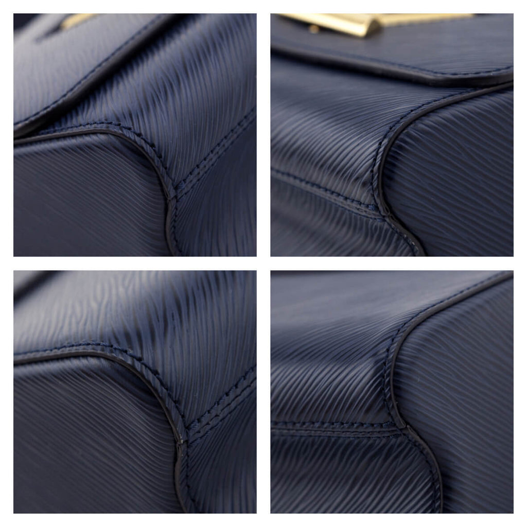 Louis Vuitton Indigo Epi Twist MM Shoulder Bag