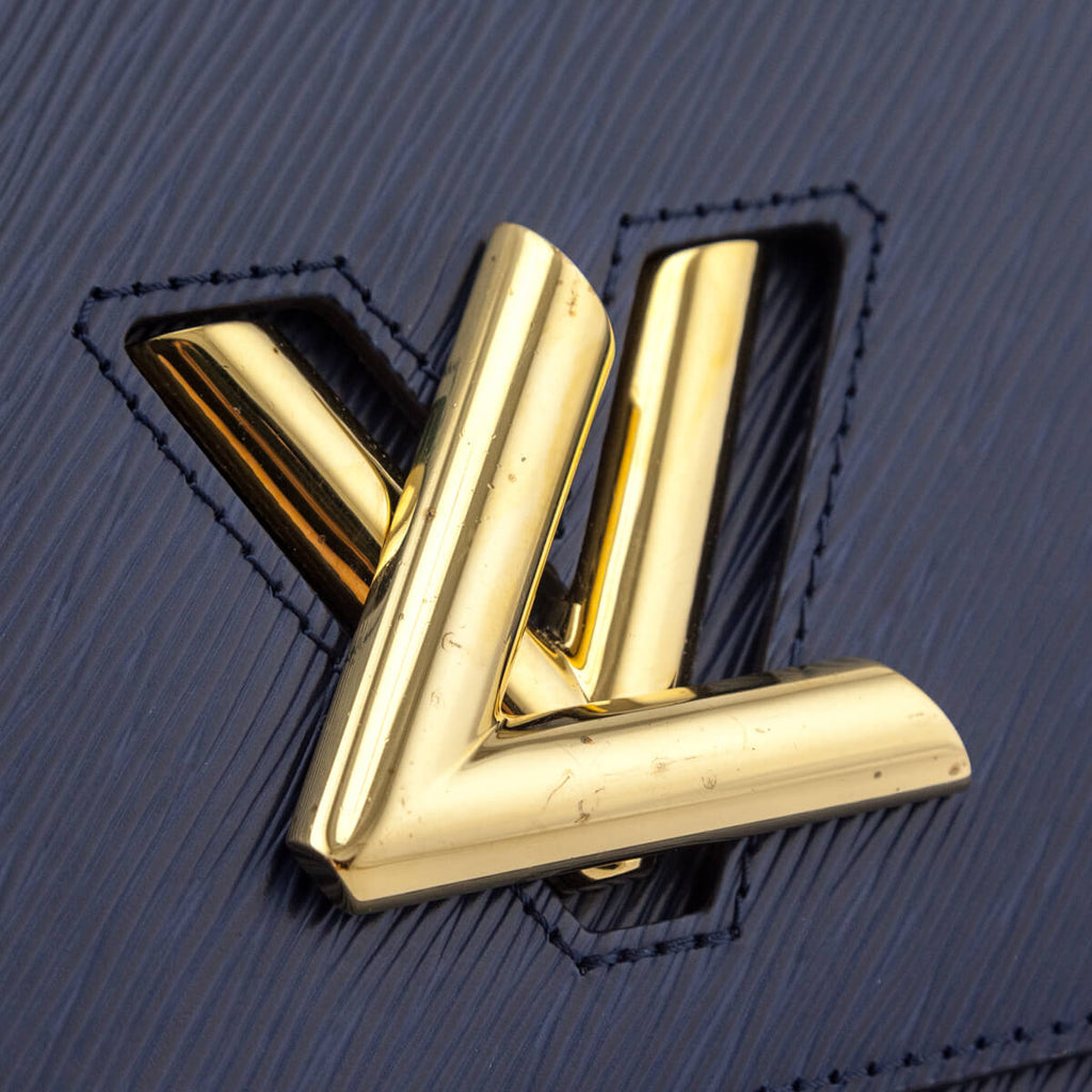 Louis Vuitton Indigo Epi Twist MM Shoulder Bag