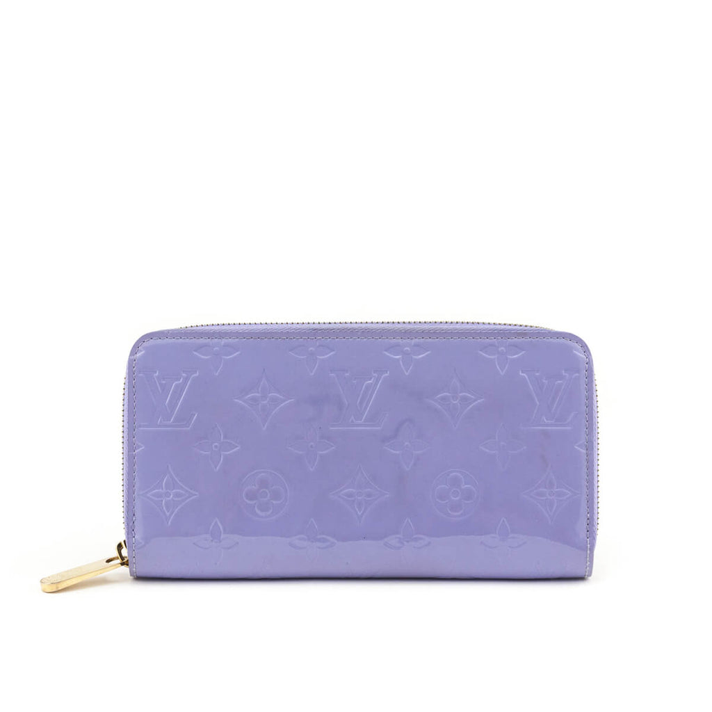 Louis Vuitton Lilac Monogram Vernis Zippy Wallet
