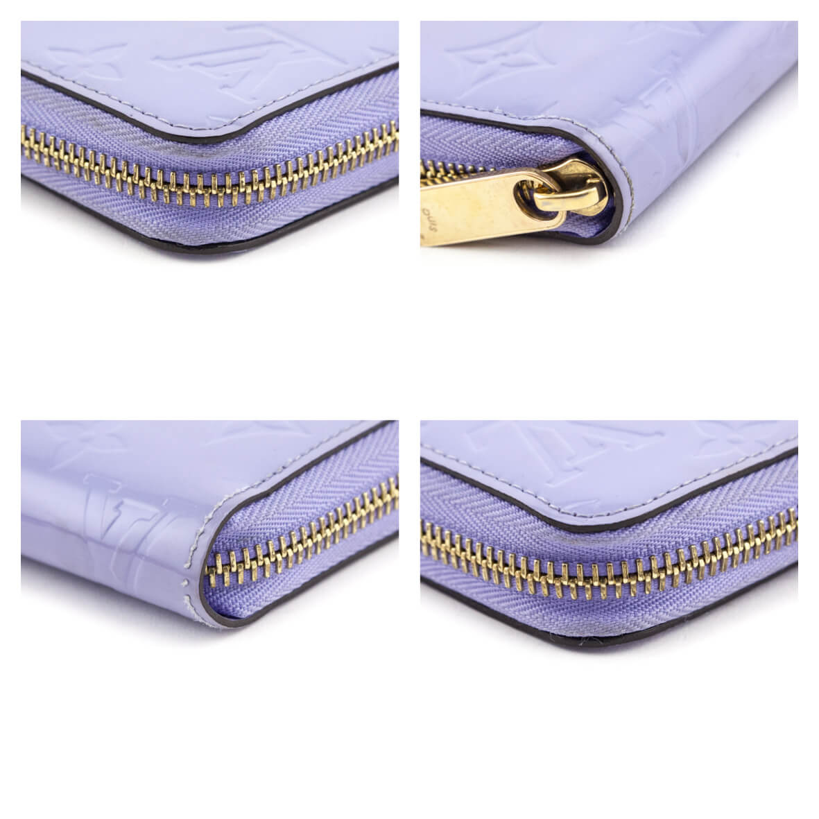 Louis Vuitton Lilac Monogram Vernis Zippy Wallet