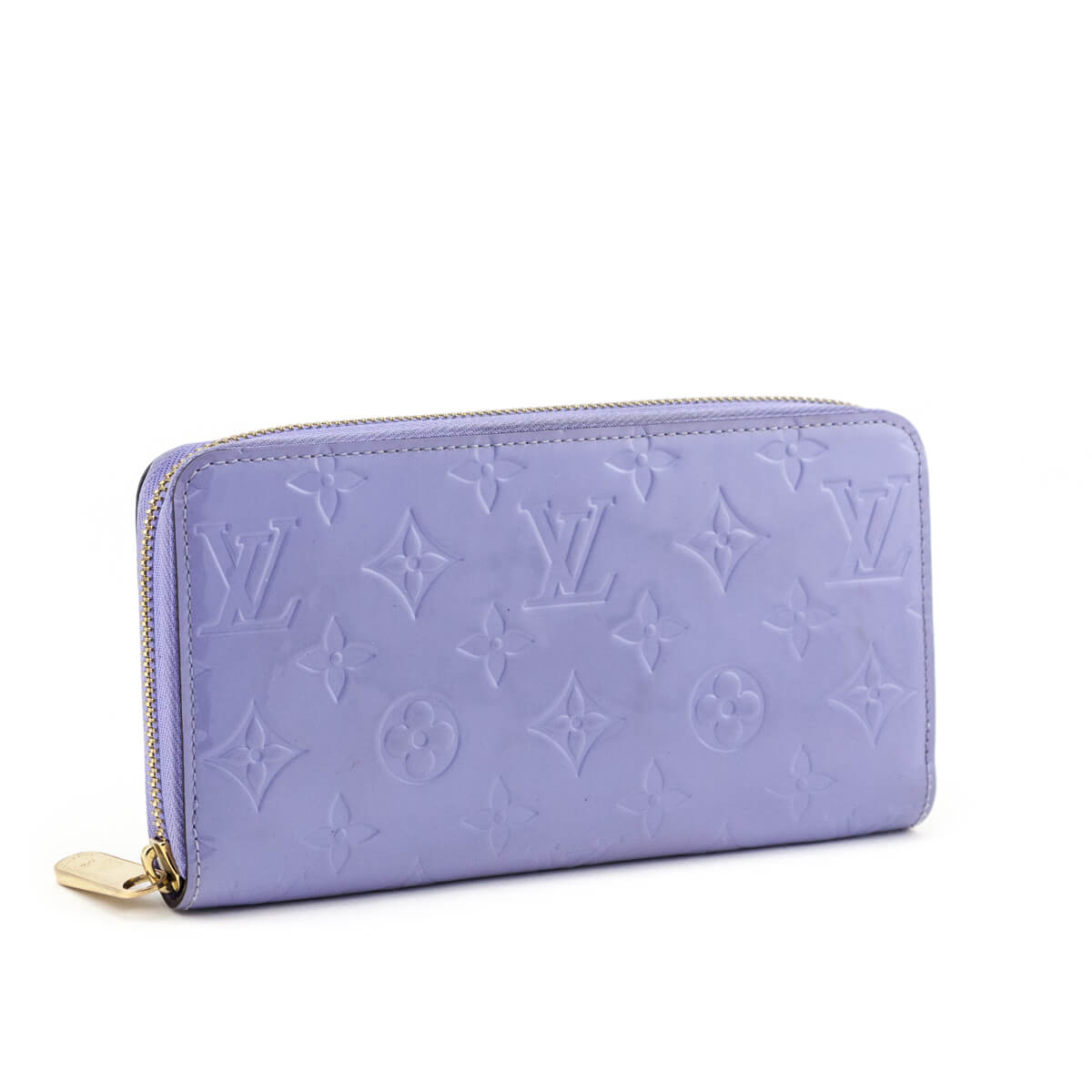 Louis Vuitton Lilac Monogram Vernis Zippy Wallet