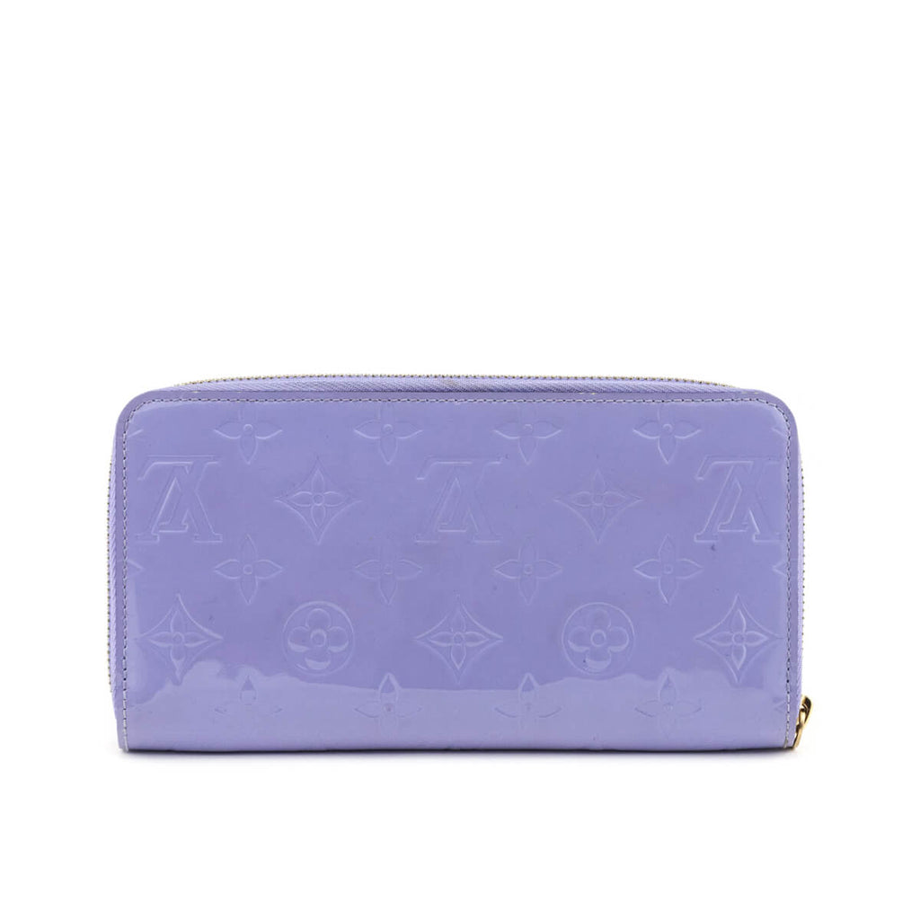 Louis Vuitton Lilac Monogram Vernis Zippy Wallet