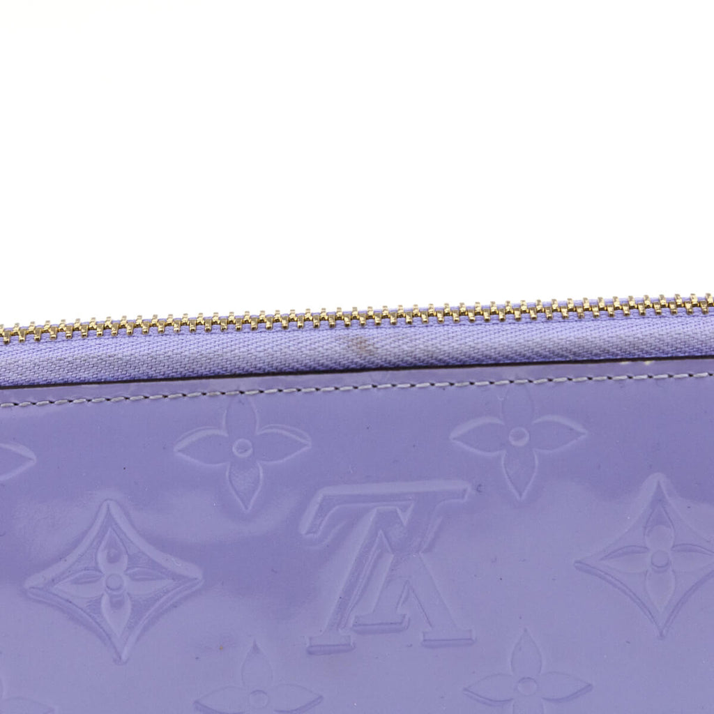 Louis Vuitton Lilac Monogram Vernis Zippy Wallet