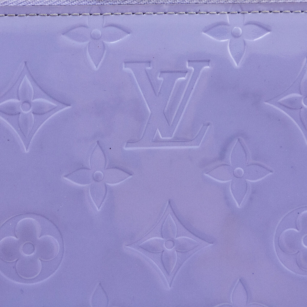 Louis Vuitton Lilac Monogram Vernis Zippy Wallet