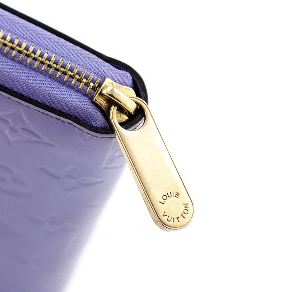 Louis Vuitton Lilac Monogram Vernis Zippy Wallet