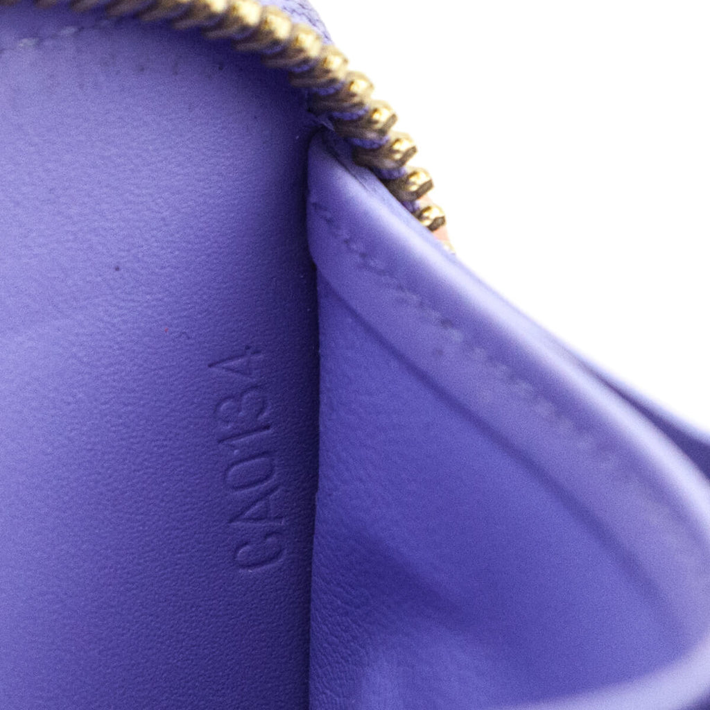 Louis Vuitton Lilac Monogram Vernis Zippy Wallet