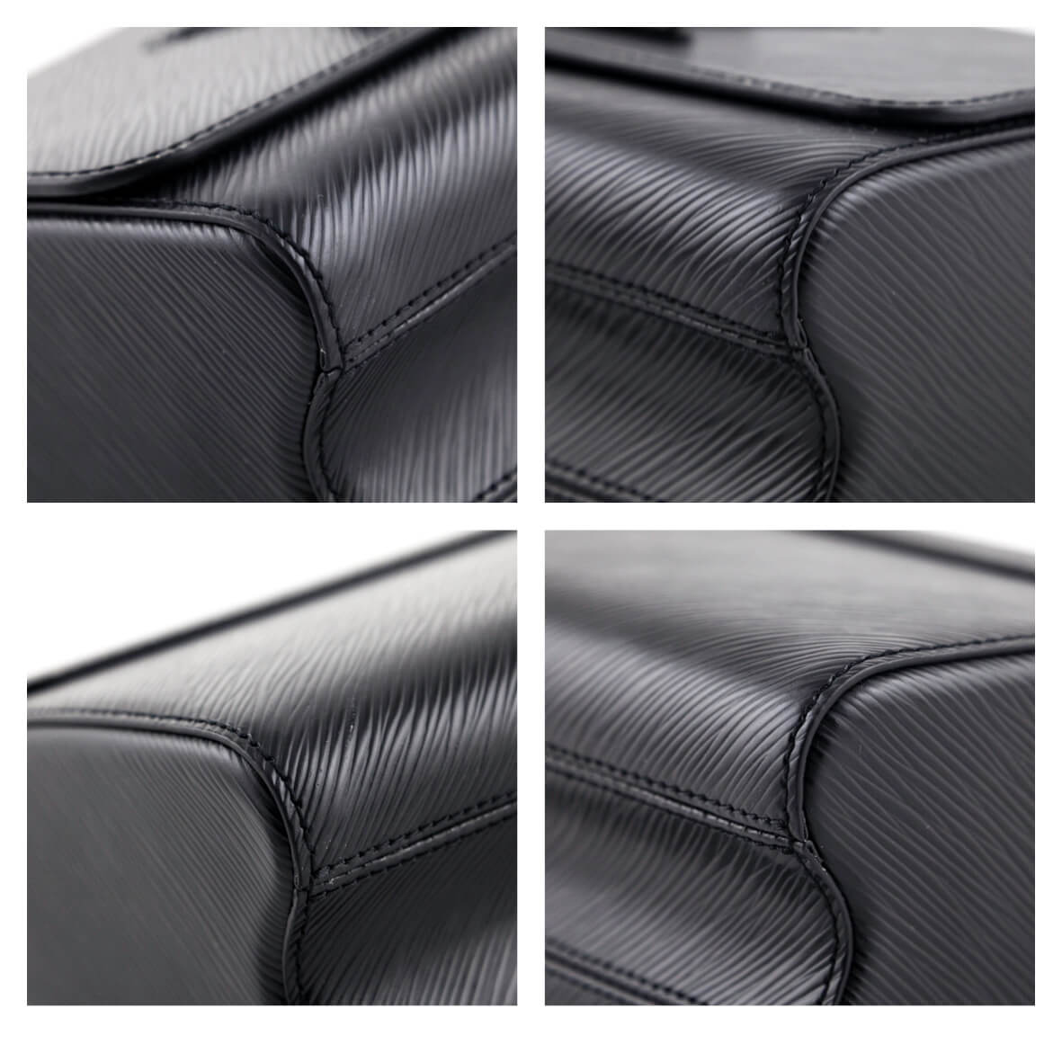 Louis Vuitton Matte Black Epi Twist Shoulder Bag MM