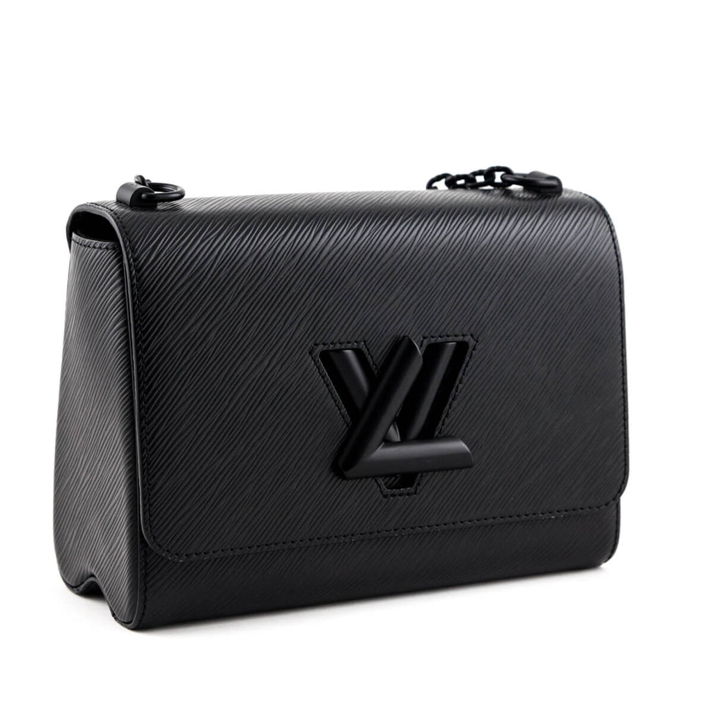 Louis Vuitton Matte Black Epi Twist Shoulder Bag MM