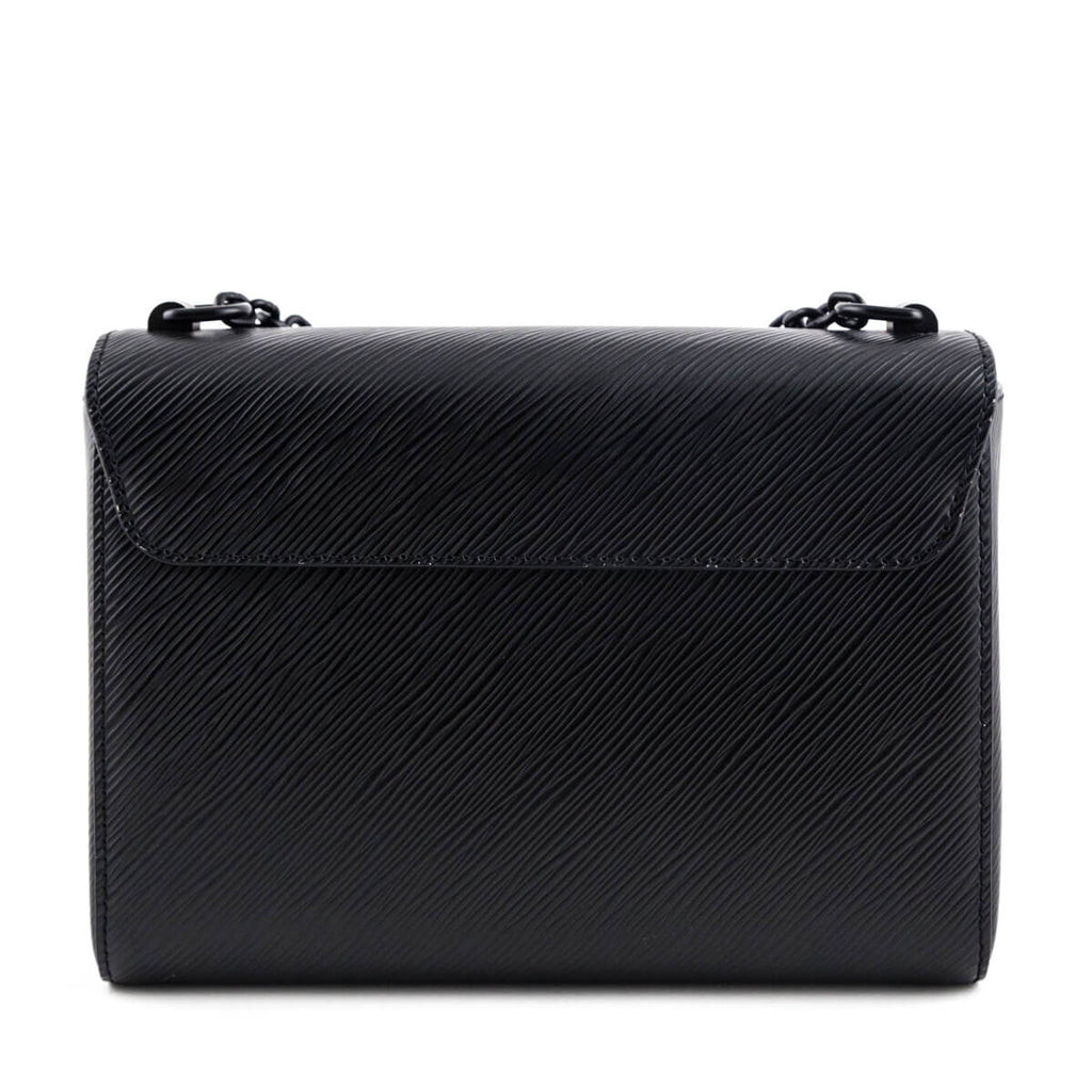 Louis Vuitton Matte Black Epi Twist Shoulder Bag MM
