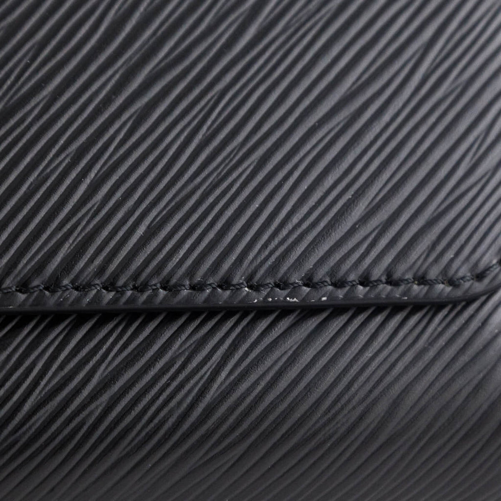 Louis Vuitton Matte Black Epi Twist Shoulder Bag MM