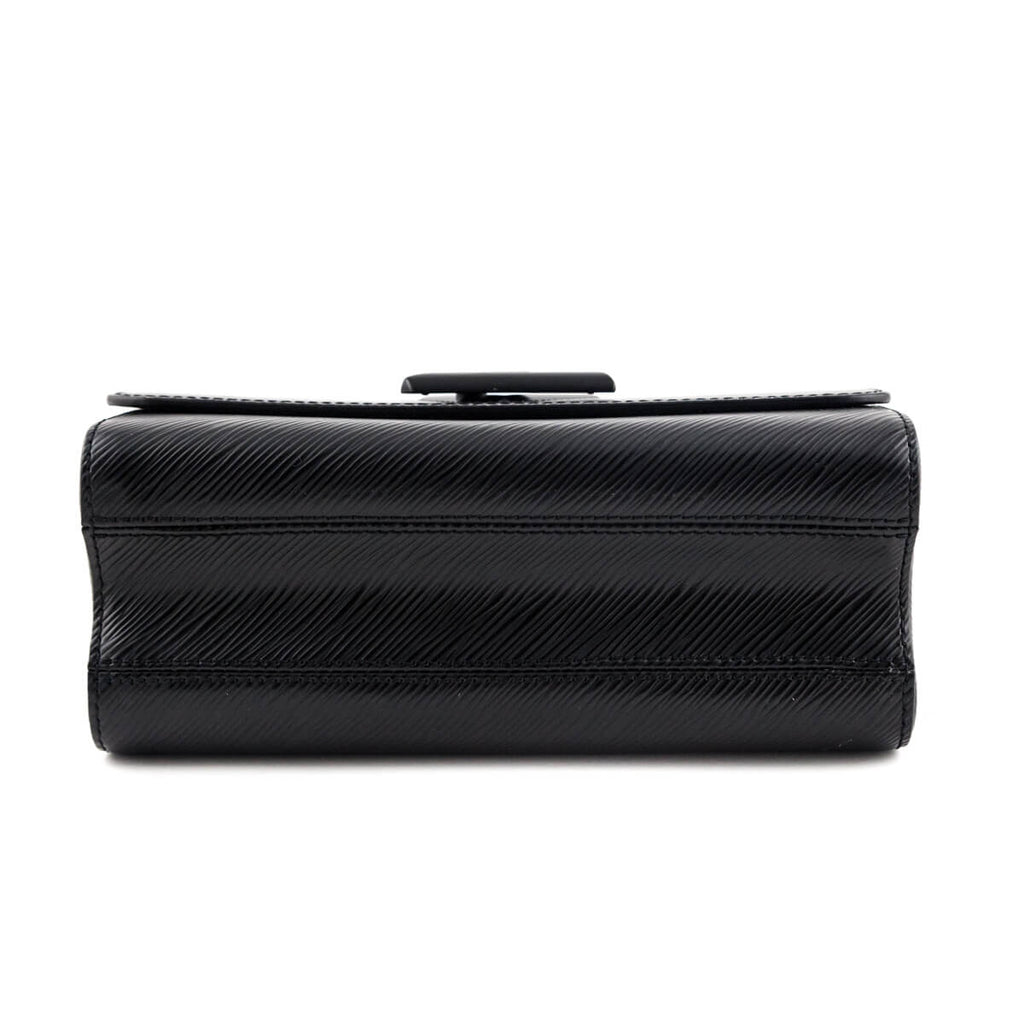 Louis Vuitton Matte Black Epi Twist Shoulder Bag MM