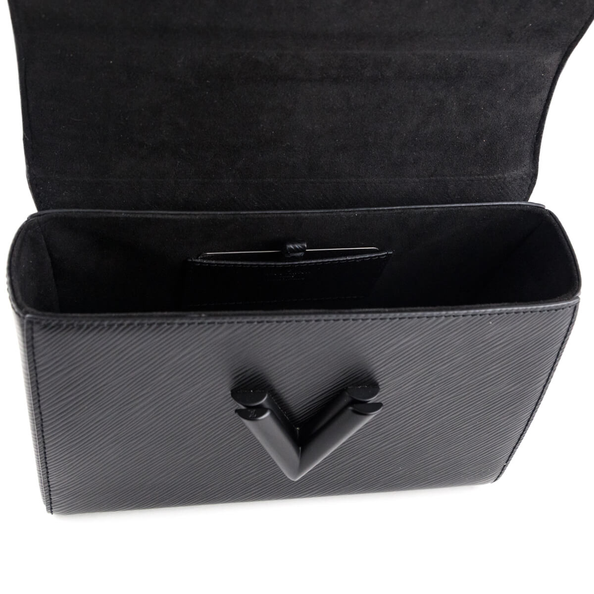 Louis Vuitton Matte Black Epi Twist Shoulder Bag MM