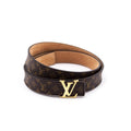 Louis Vuitton Mini Monogram LV Initiales 25mm Belt Size L