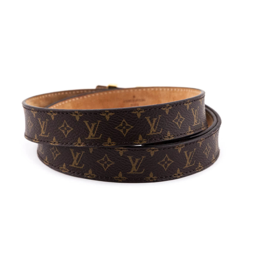 Louis Vuitton Mini Monogram LV Initiales 25mm Belt Size L