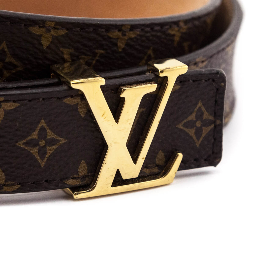 Louis Vuitton Mini Monogram LV Initiales 25mm Belt Size L