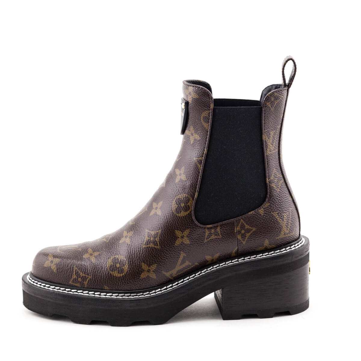 Louis Vuitton Monogram Beaubourg Ankle Boots Size US 8 | EU 38