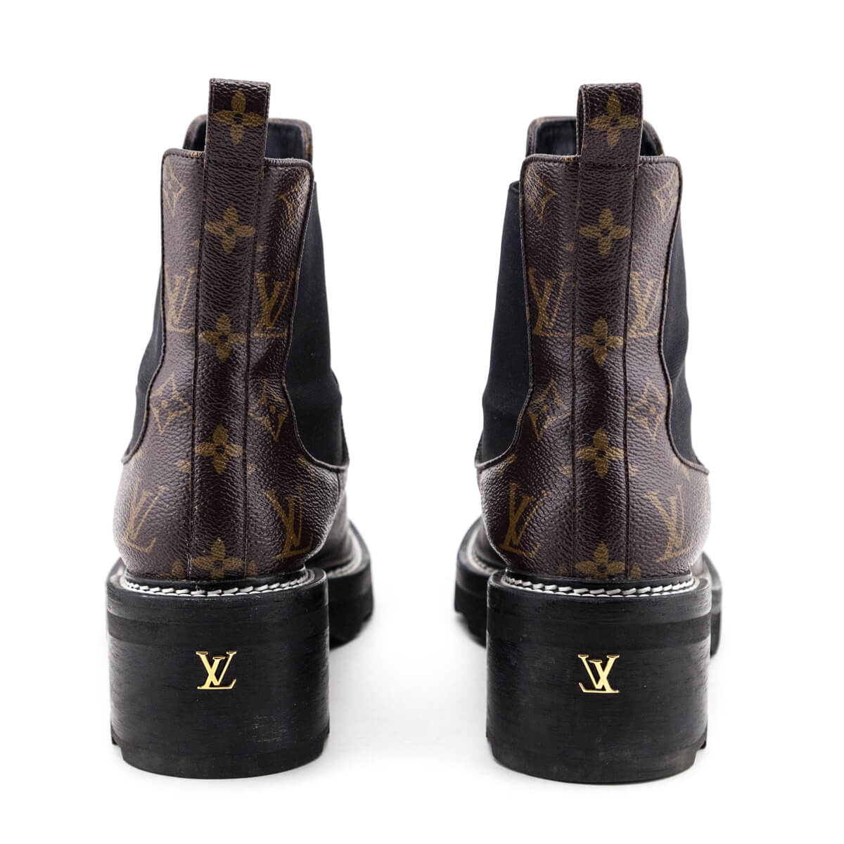 Louis Vuitton Monogram Beaubourg Ankle Boots Size US 11 | EU 41