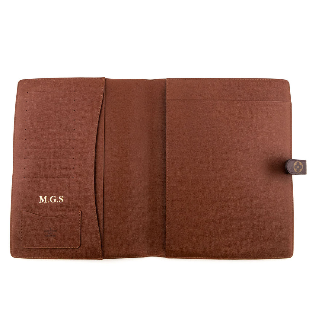 Louis Vuitton Monogram Bloc Agenda A4 Cover