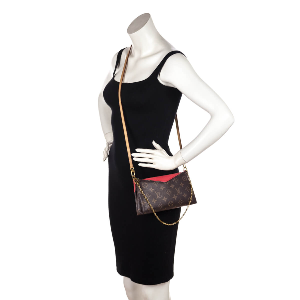 Louis Vuitton Monogram Cherry Pallas Clutch