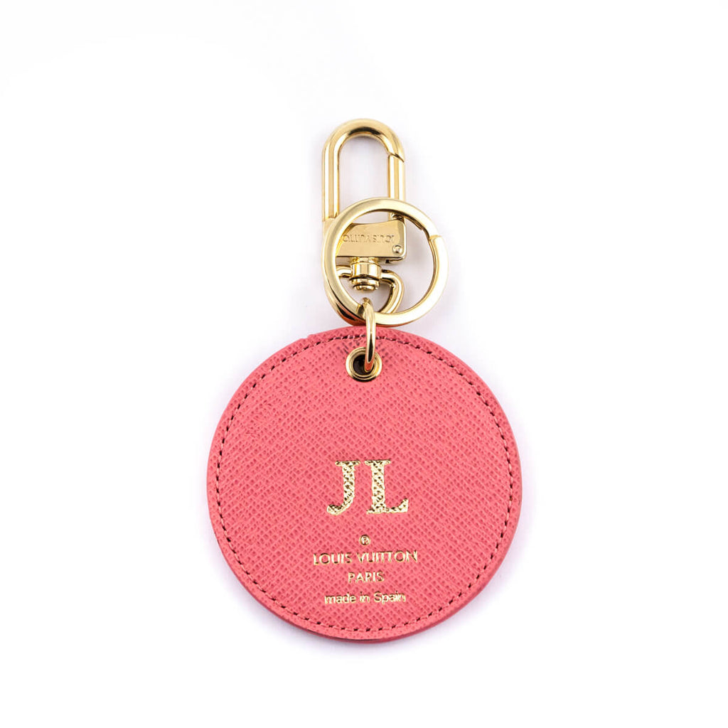 Louis Vuitton Monogram Illustre Posies Bag Charm Key Holder
