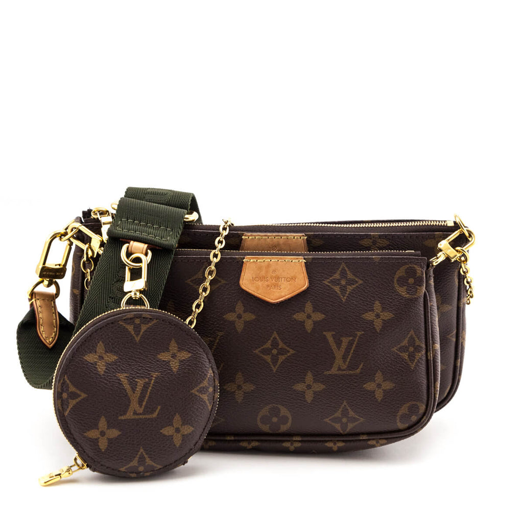 Louis Vuitton Monogram Khaki Multi Pochette Accessoires