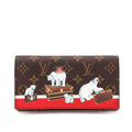 Louis Vuitton Monogram Limited Edition Polar Bear Sarah Wallet