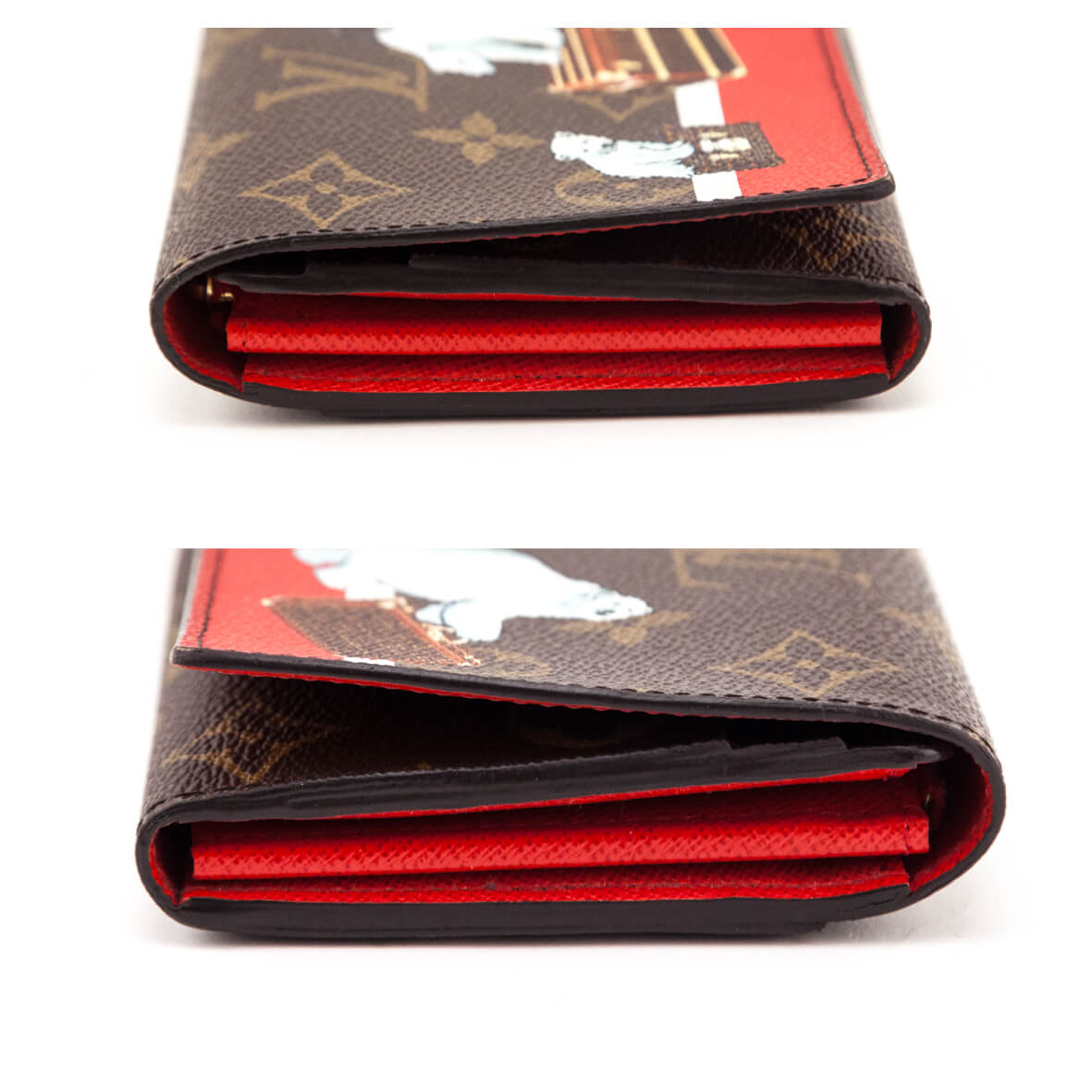 Louis Vuitton Monogram Limited Edition Polar Bear Sarah Wallet