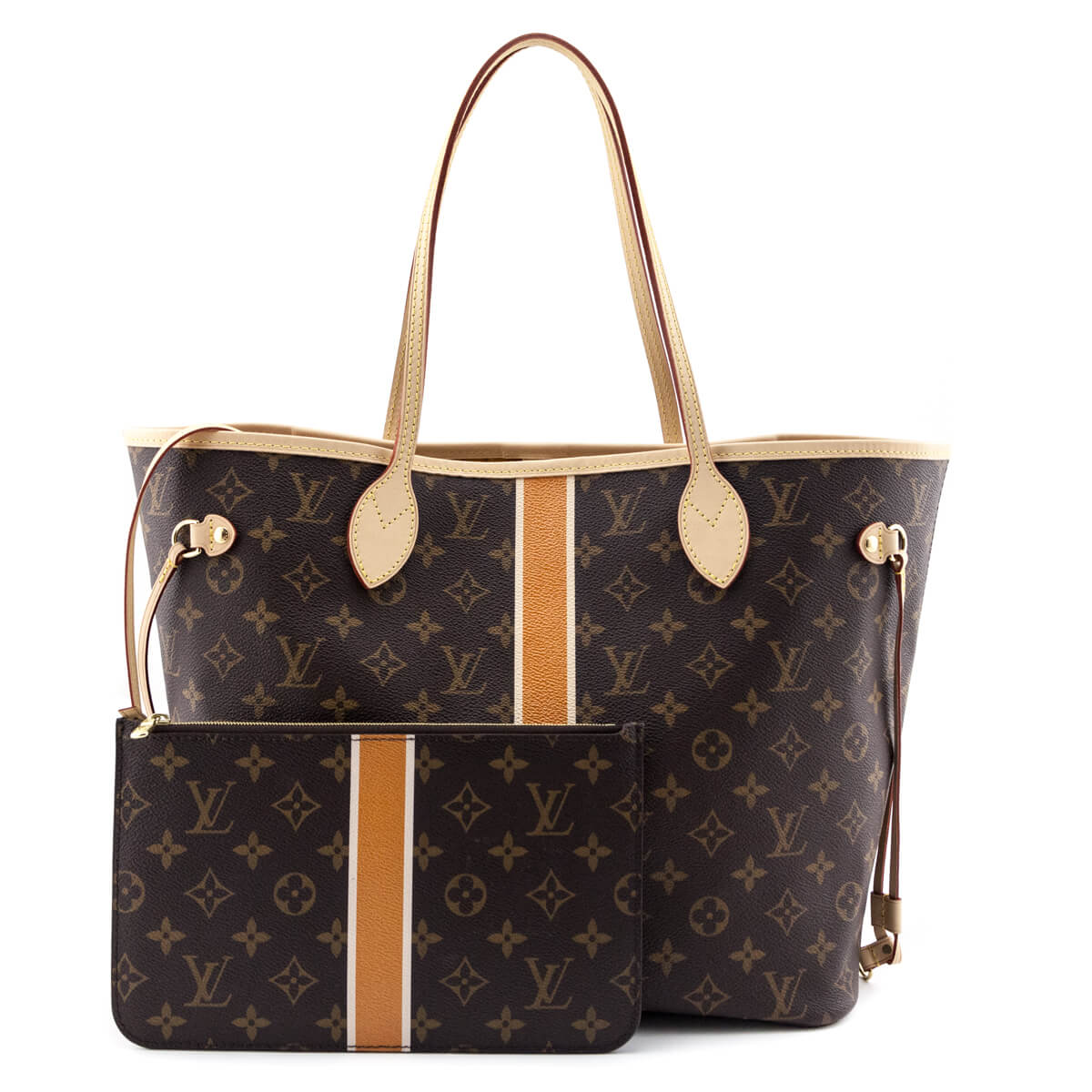Louis Vuitton Monogram Moutarde & Ivoire My LV Heritage Neverfull MM W/ Pouch