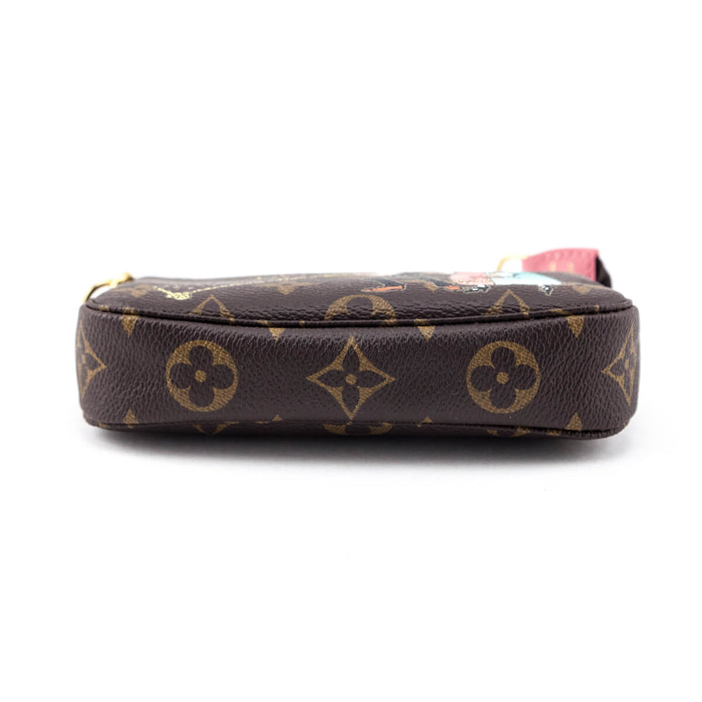 Louis Vuitton Monogram Rose Illustre Mini Pochette Accessories