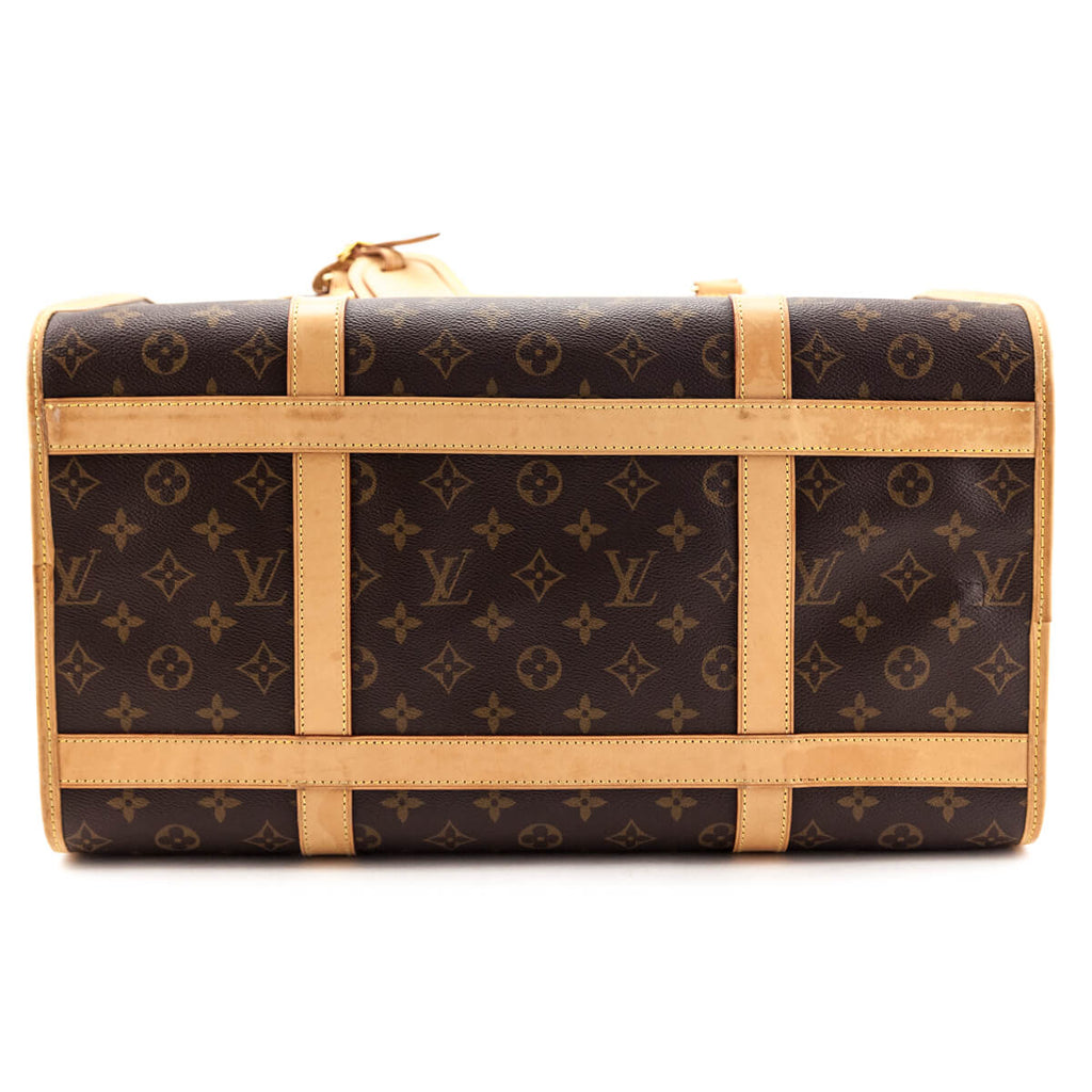 Louis Vuitton Monogram Sac Chien 40 Pet Carrier