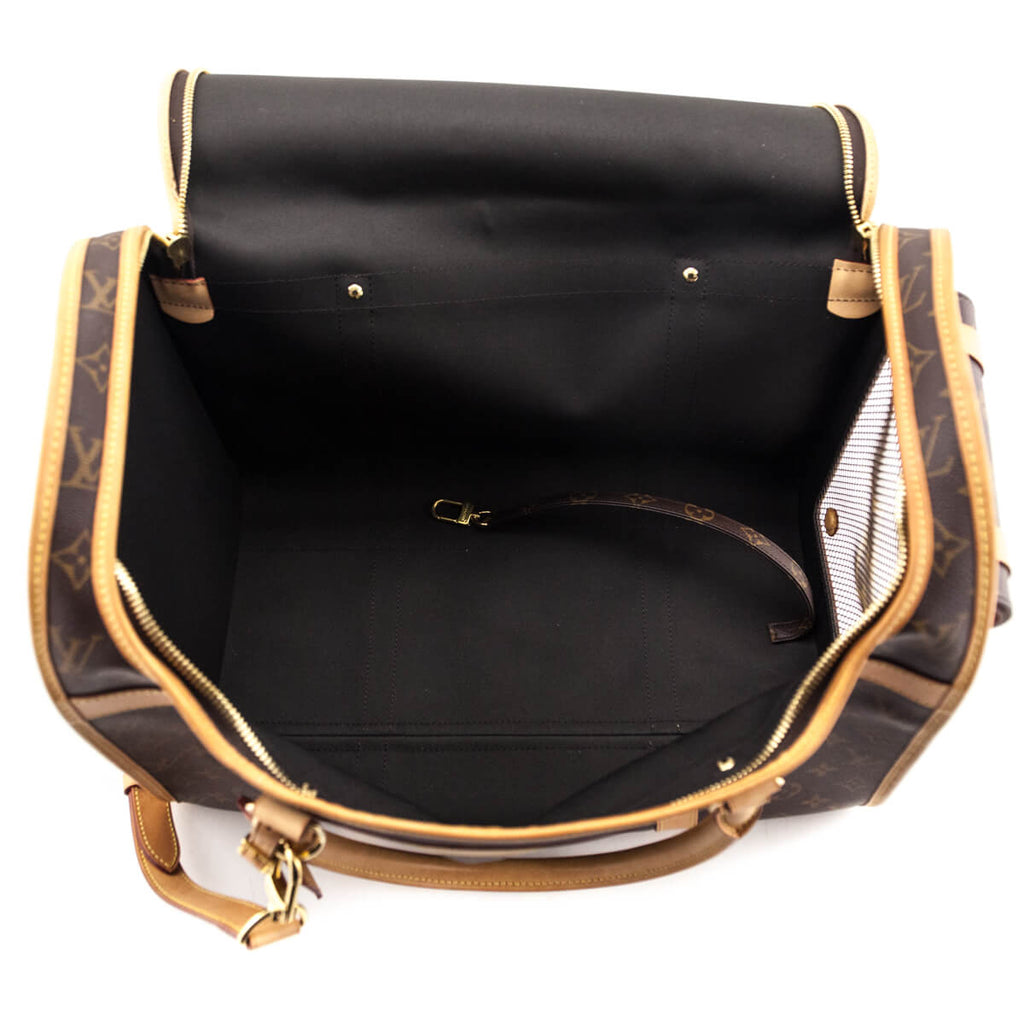 Louis Vuitton Monogram Sac Chien 40 Pet Carrier
