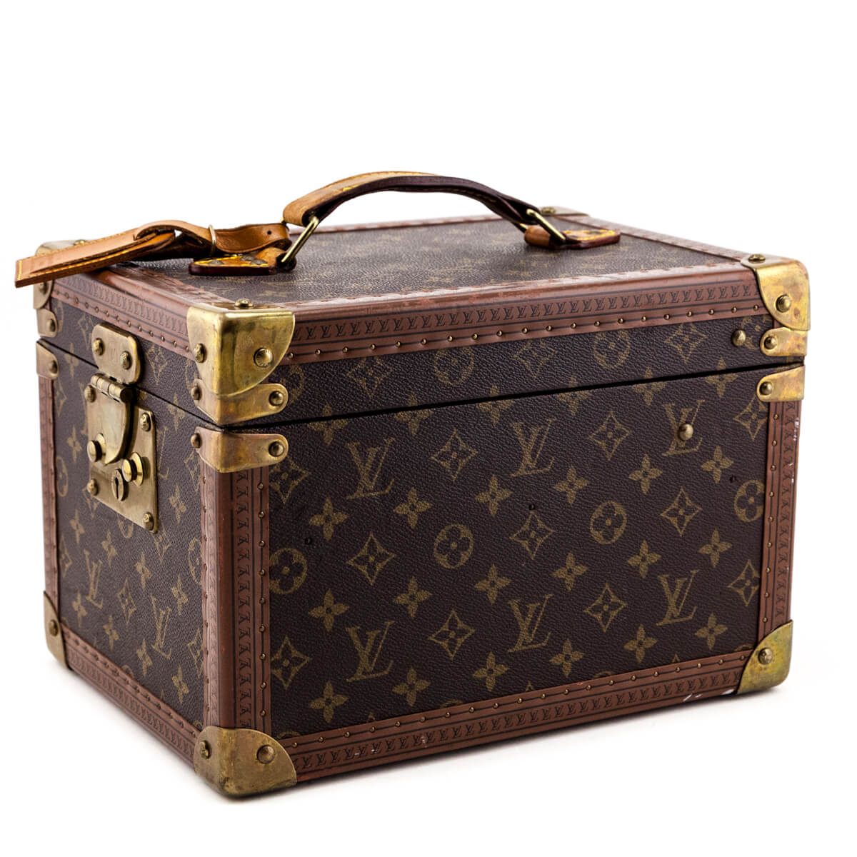 Louis Vuitton Monogram Vintage Boite Flacons Beauty Train Trunk Case