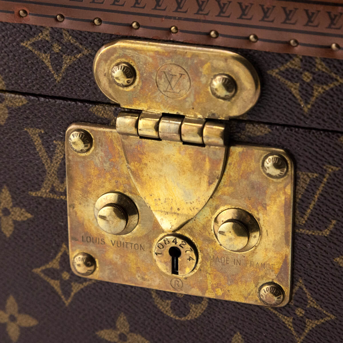 Louis Vuitton Monogram Vintage Boite Flacons Beauty Train Trunk Case