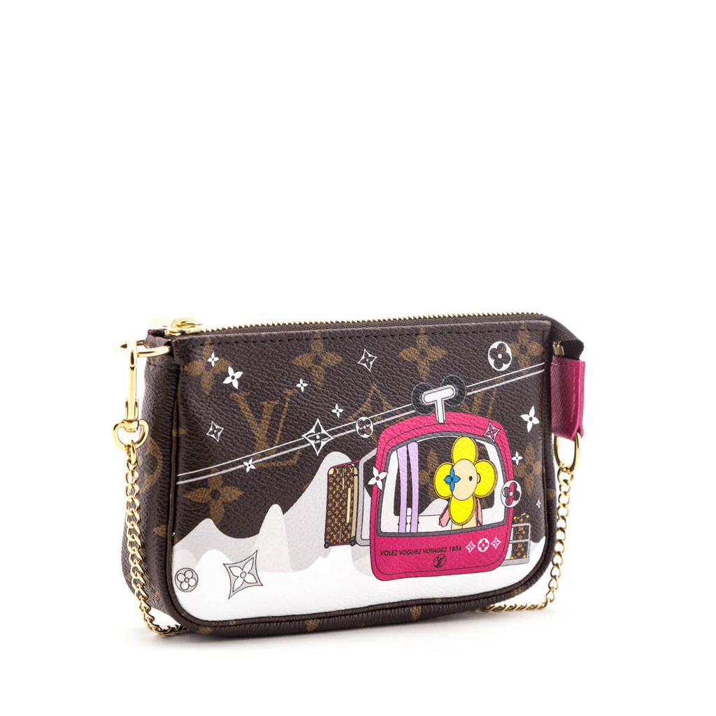 Louis Vuitton Monogram Vivienne Courchevelle Xmas Mini Pochette Accessoires