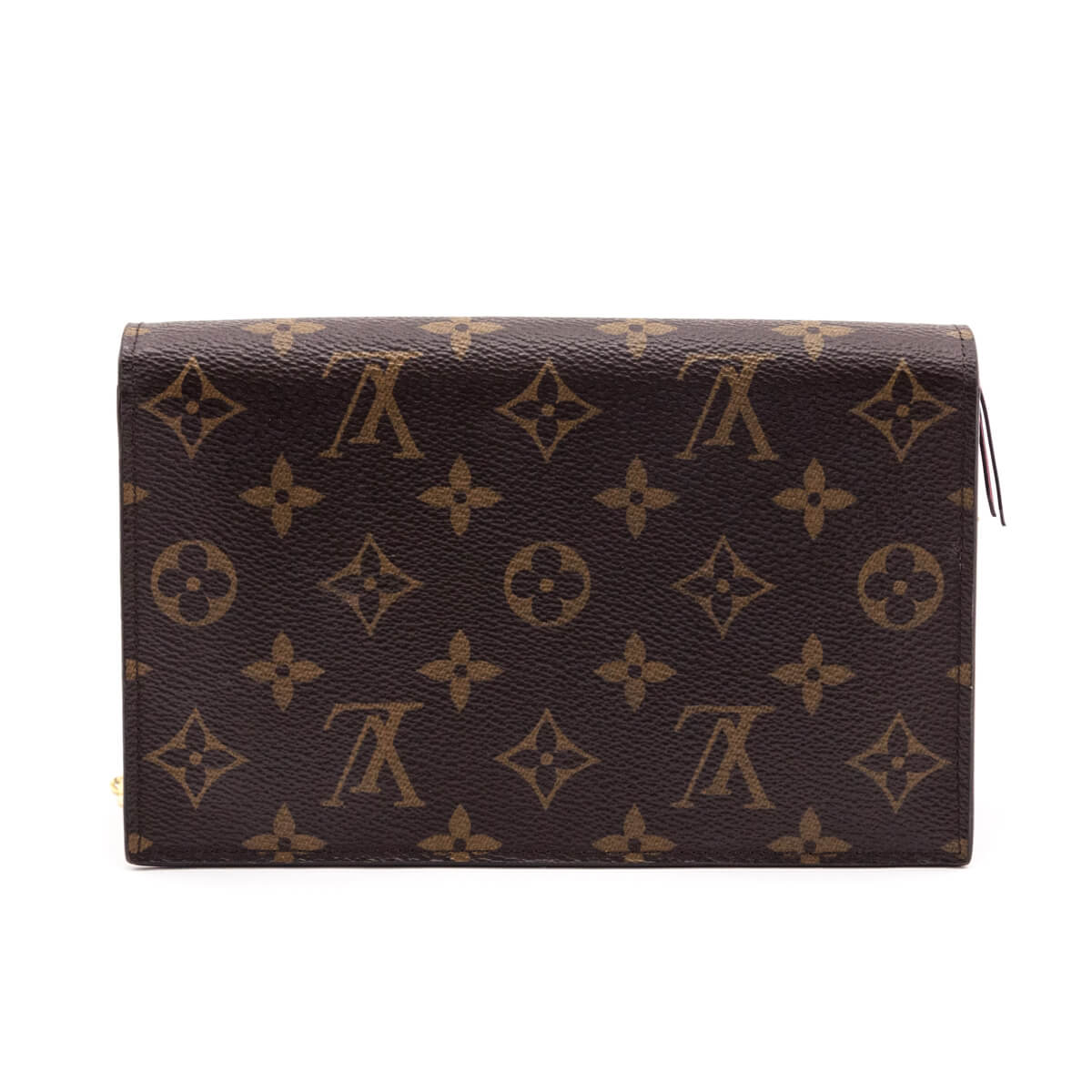 Louis Vuitton Monogram & Fuchsia Flore Chain Wallet Bag
