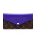 Louis Vuitton Monogram & Purple Epi Sarah Wallet