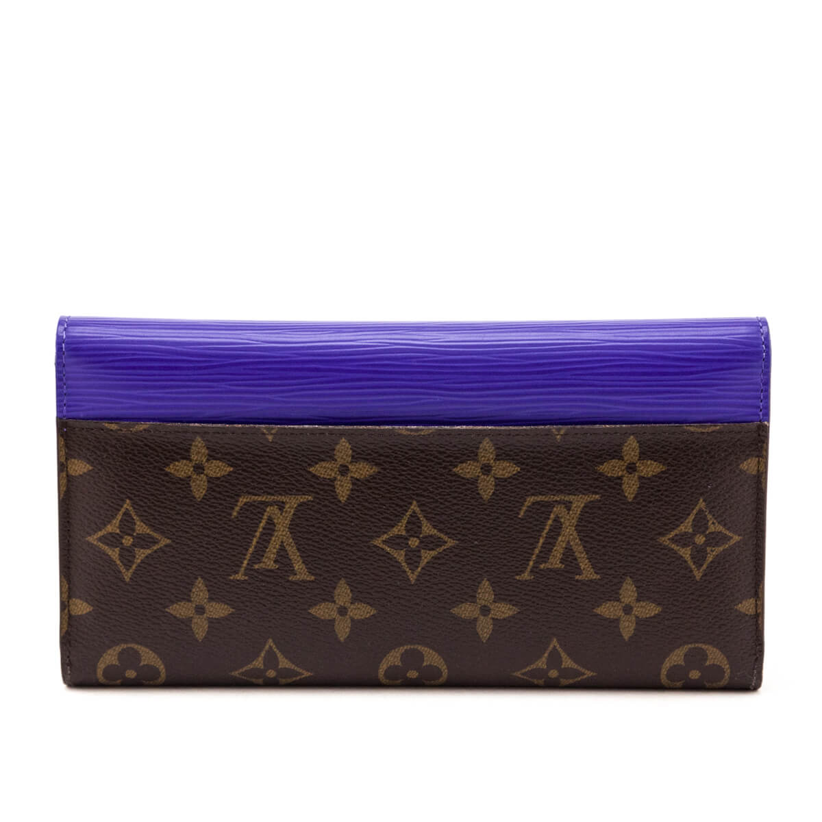 Louis Vuitton Monogram & Purple Epi Sarah Wallet