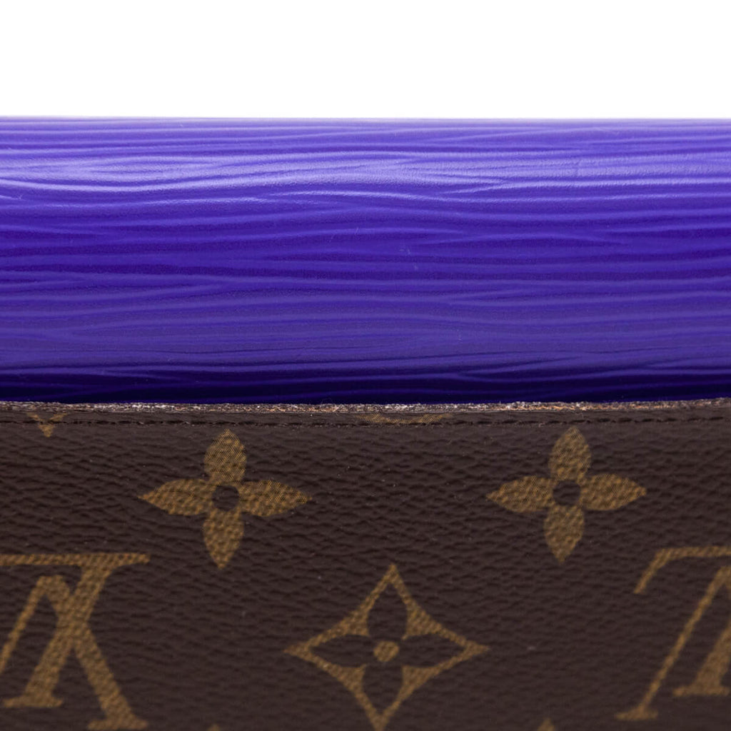 Louis Vuitton Monogram & Purple Epi Sarah Wallet