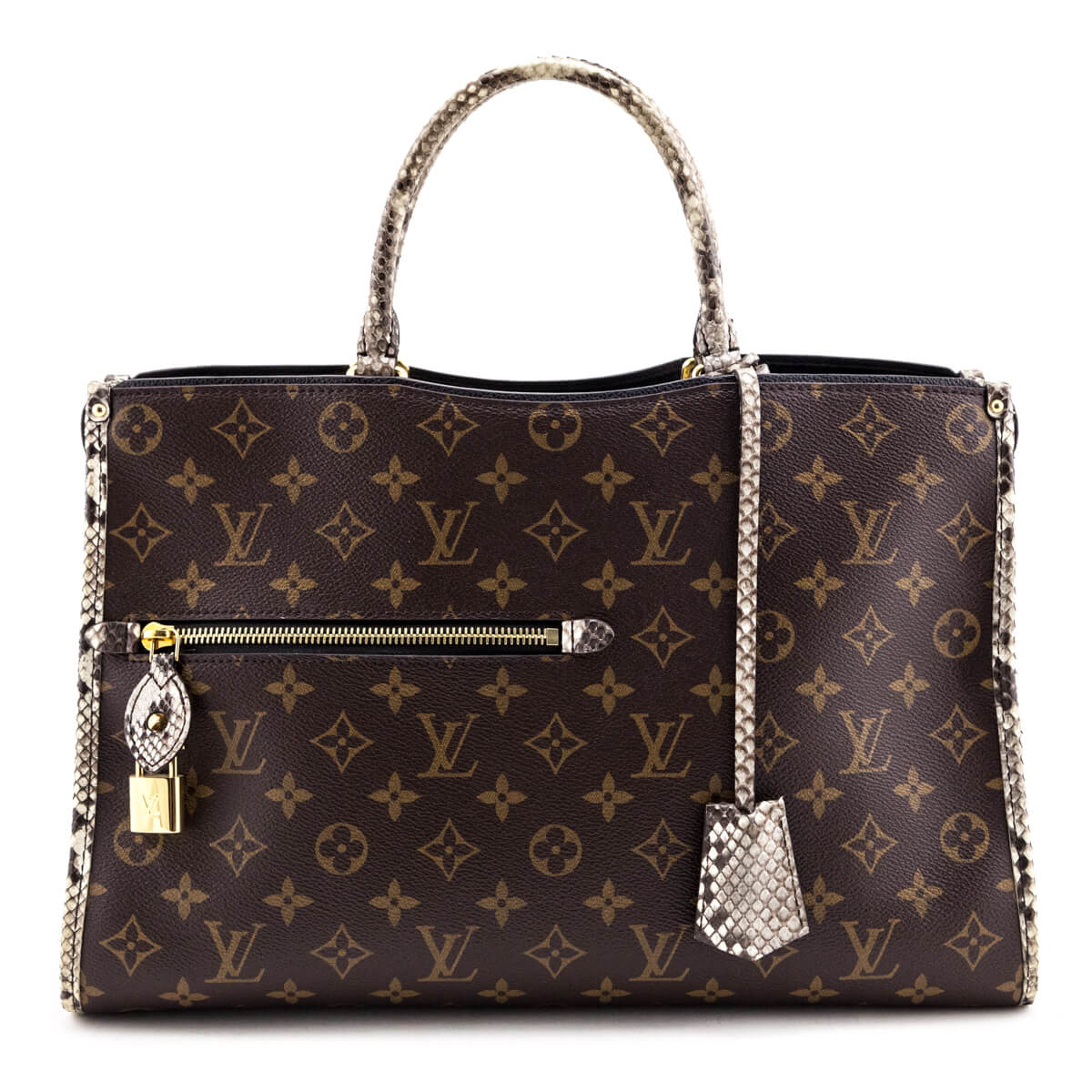 Louis Vuitton Monogram & Python Popincourt MM