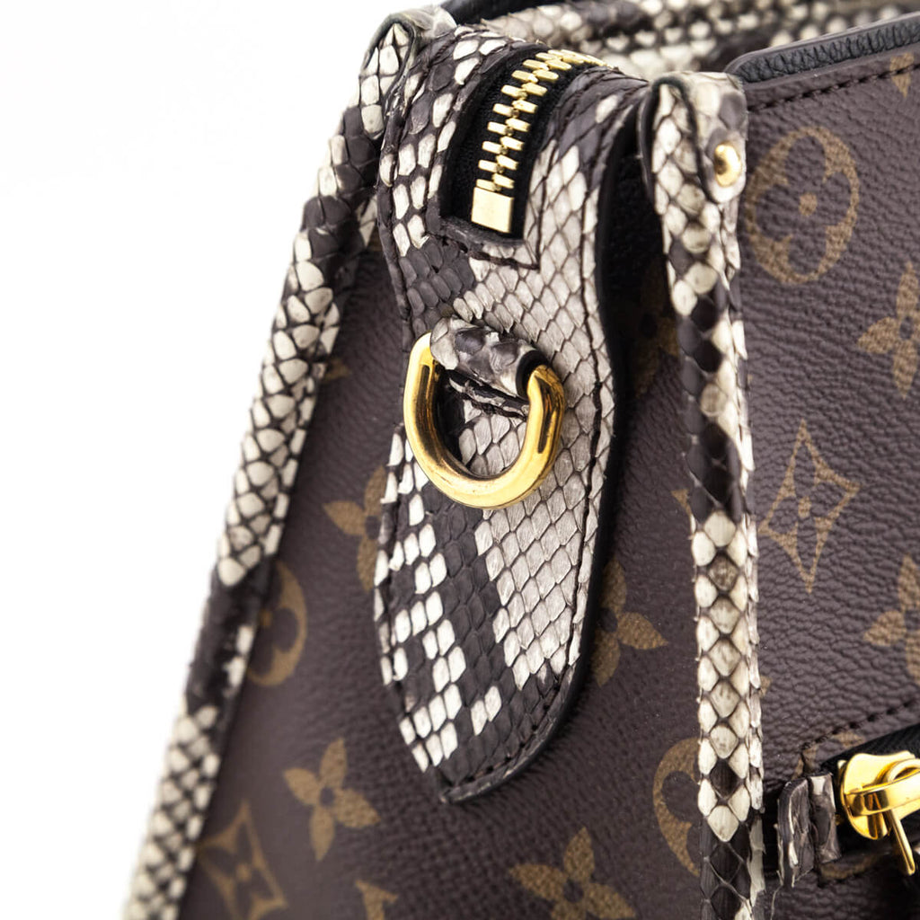 Louis Vuitton Monogram & Python Popincourt MM