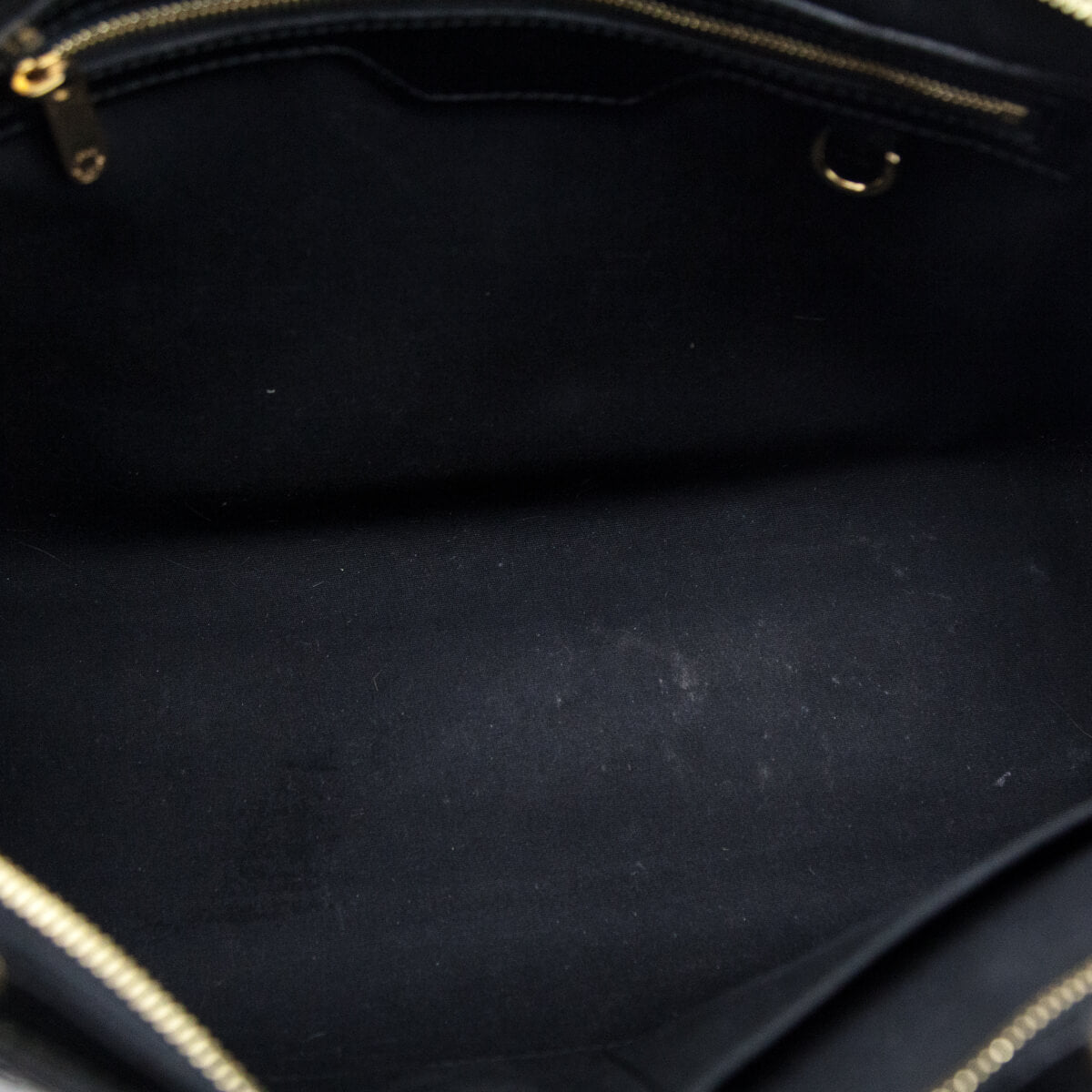 Louis Vuitton Noir Magnetique Monogram Vernis Brea MM